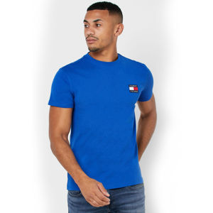 Tommy Hilfiger pánské modré tričko Badge - XL (CKB)